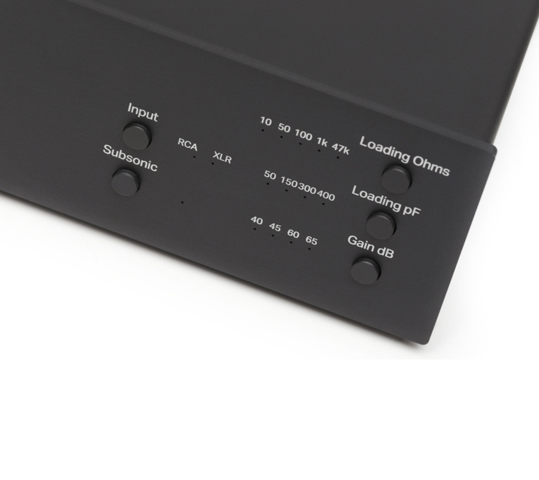 Pro-Ject Phono Box S3 B RIAA-trinn med mini-XLR, svart