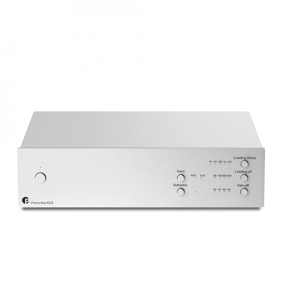 Pro-Ject Phono Box S3 B RIAA-trinn med mini-XLR, sølv