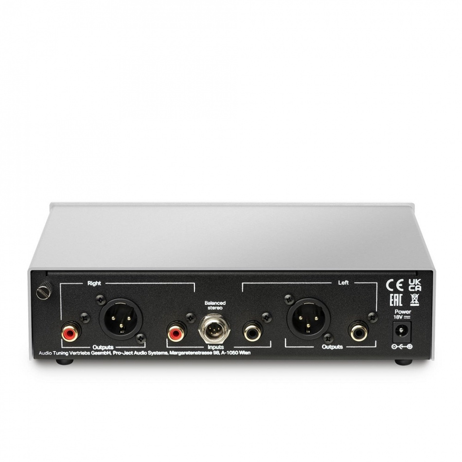 Pro-Ject Phono Box S3 B RIAA-trinn med mini-XLR, sølv