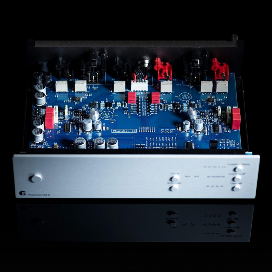 Pro-Ject Phono Box S3 B RIAA-trinn med mini-XLR, sølv