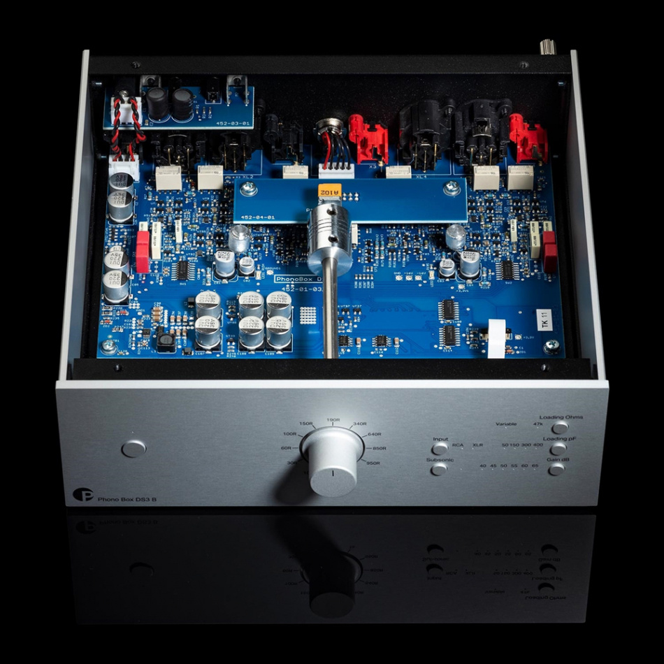 Pro-Ject Phono Box DS3 B RIAA-trinn med XLR, sølv