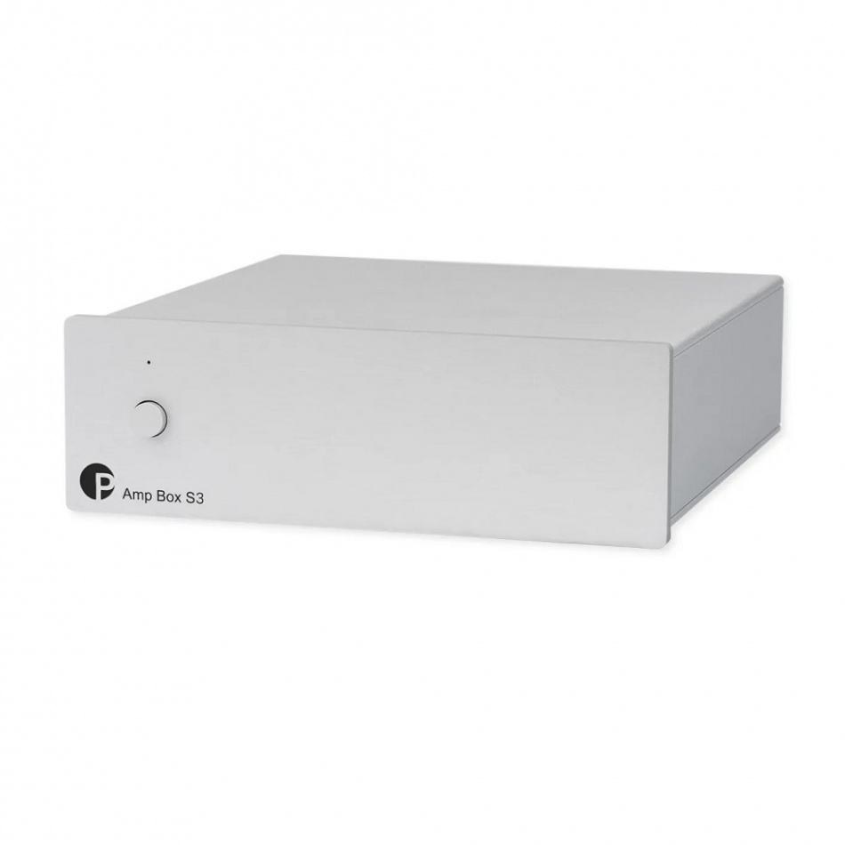 Pro-Ject Amp Box S3 kompakt stereoforsterker, sølv