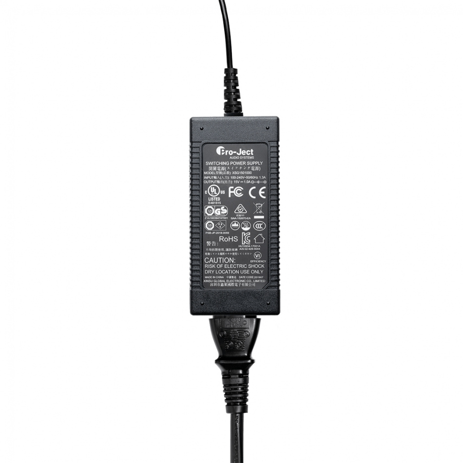 Pro-Ject High Power It 15V Set 2, strømforsyning for platespiller