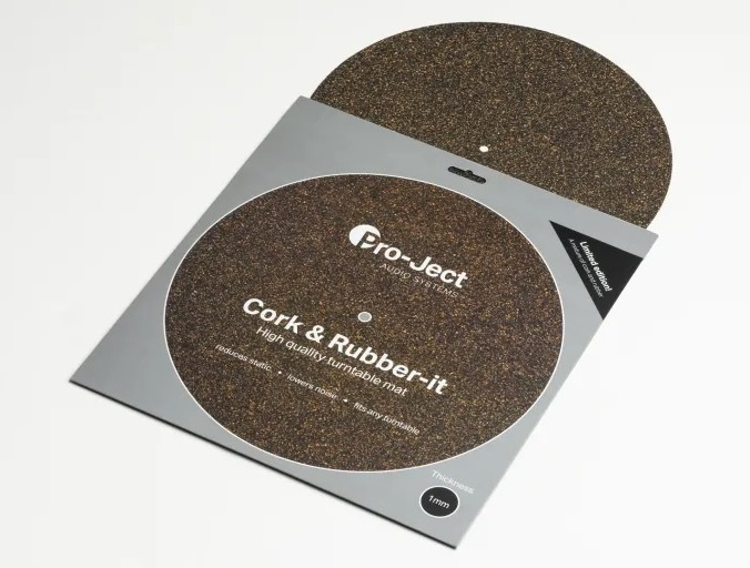 Pro-Ject Cork & Rubber It 1 mm, matte for platespiller