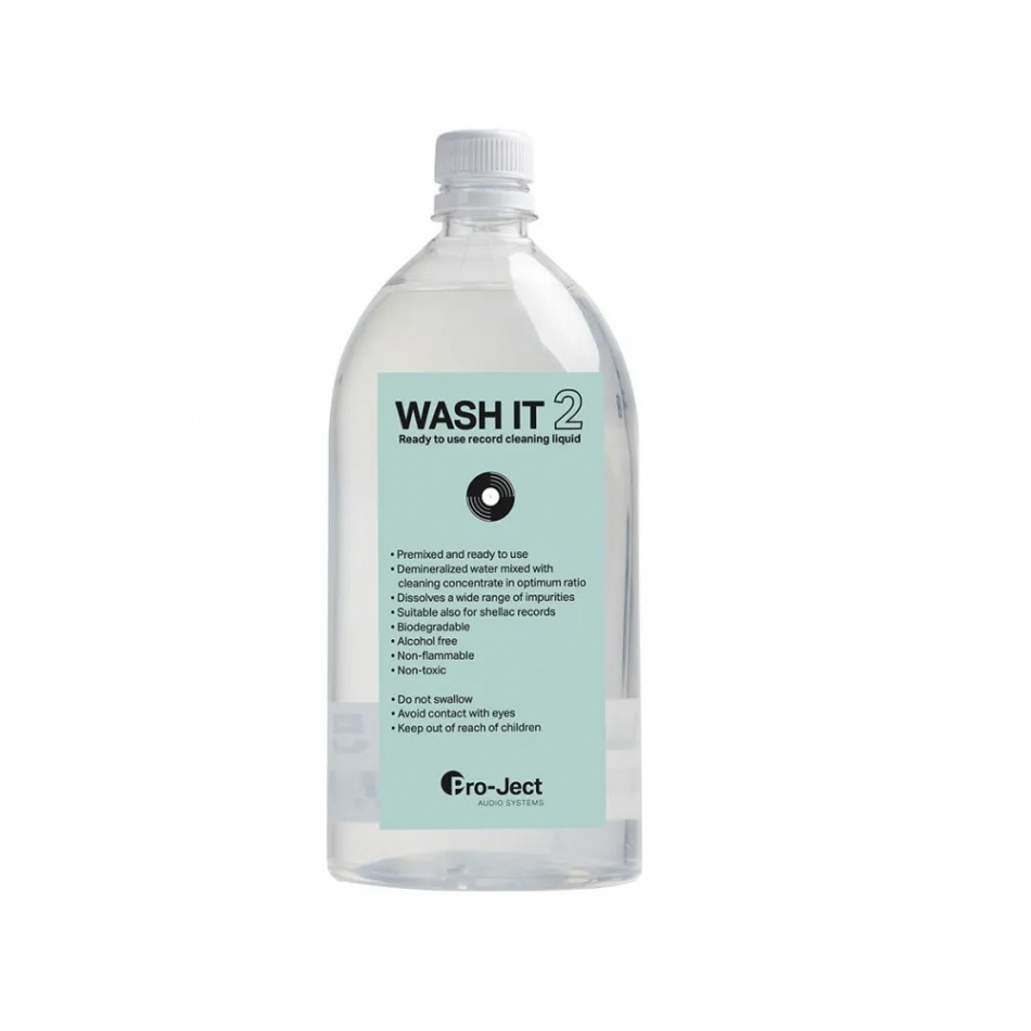 Pro-Ject Wash-It 2 rengjøringsvæske for platespiller-vasker, 1000 ml