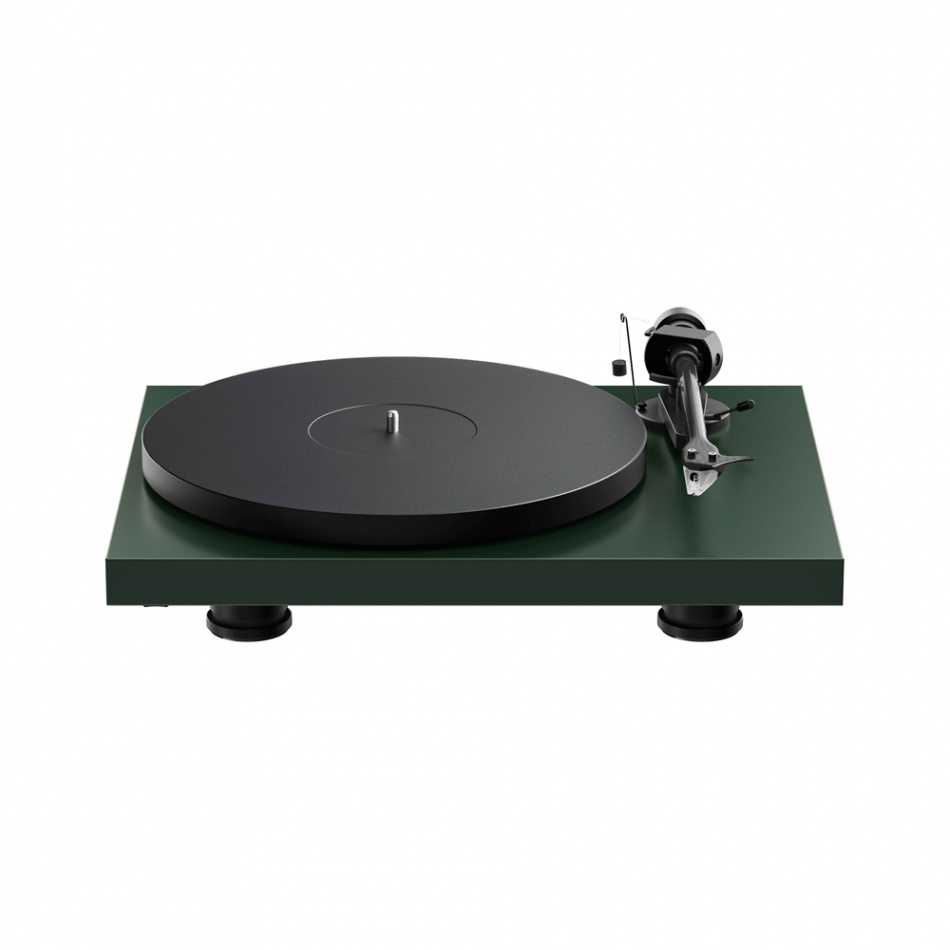 Pro-Ject Debut EVO 2 platespiller med Pick-It MM EVO-pickup, matt grønn