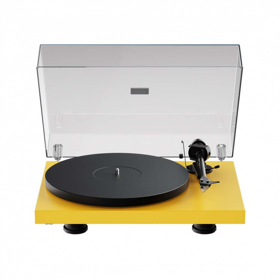 Pro-Ject Debut EVO 2 platespiller med Pick-It MM EVO-pickup, matt gul