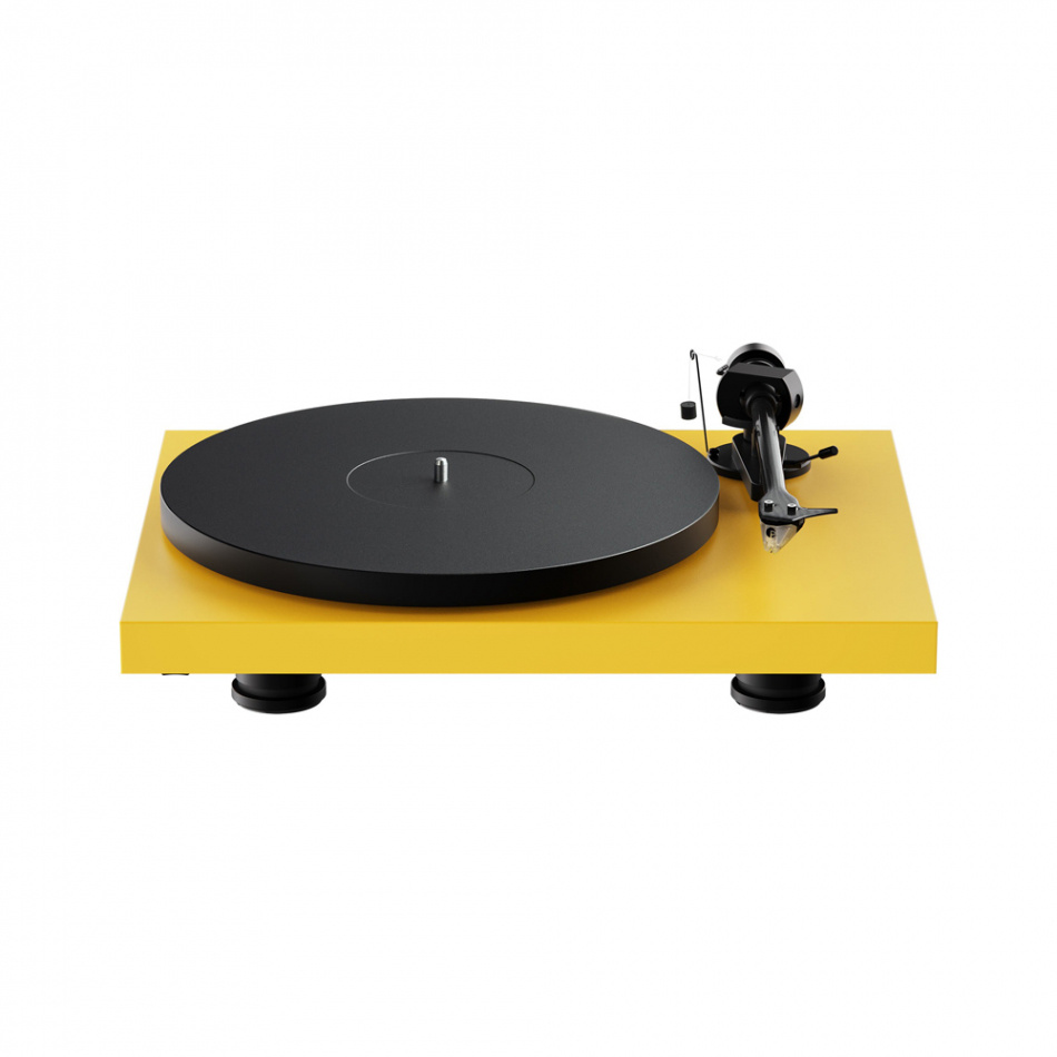 Pro-Ject Debut EVO 2 platespiller med Pick-It MM EVO-pickup, matt gul
