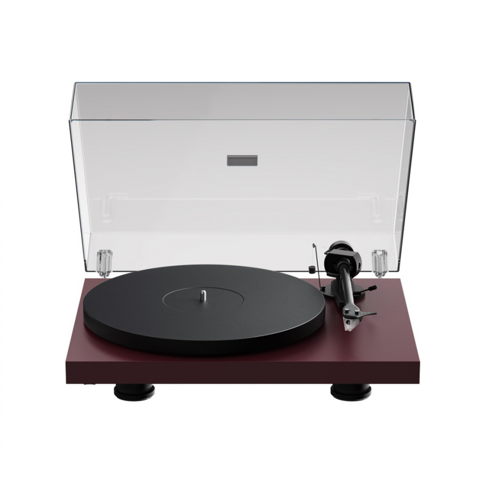 Pro-Ject Debut EVO 2 platespiller med Pick-It MM EVO-pickup, matt vinrød