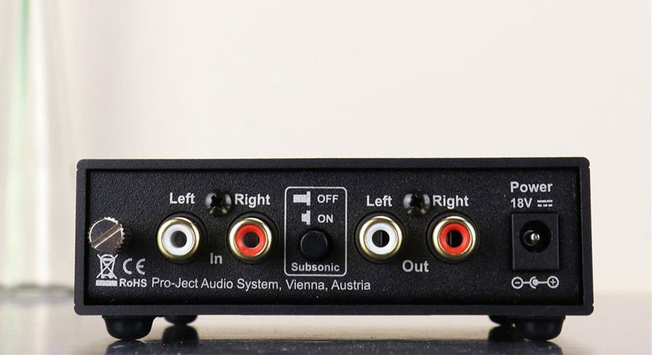 Pro-Ject Phono Box S2 RIAA-trinn for platespiller, svart
