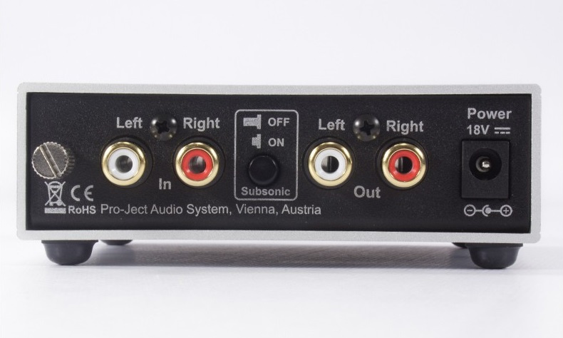 Pro-Ject Phono Box S2 RIAA-trinn for platespiller, sølv
