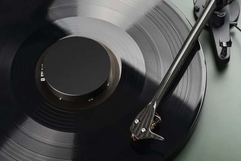 Pro-Ject Record Puck E, platepuck 190 gram for platespiller svart