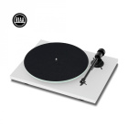 Pro-Ject T1 EVO Phono platespiller med Ortofon OM10-pickup, matt hvit Pro-Ject T1 EVO Phono platespiller med Ortofon OM10-pickup, matt hvit