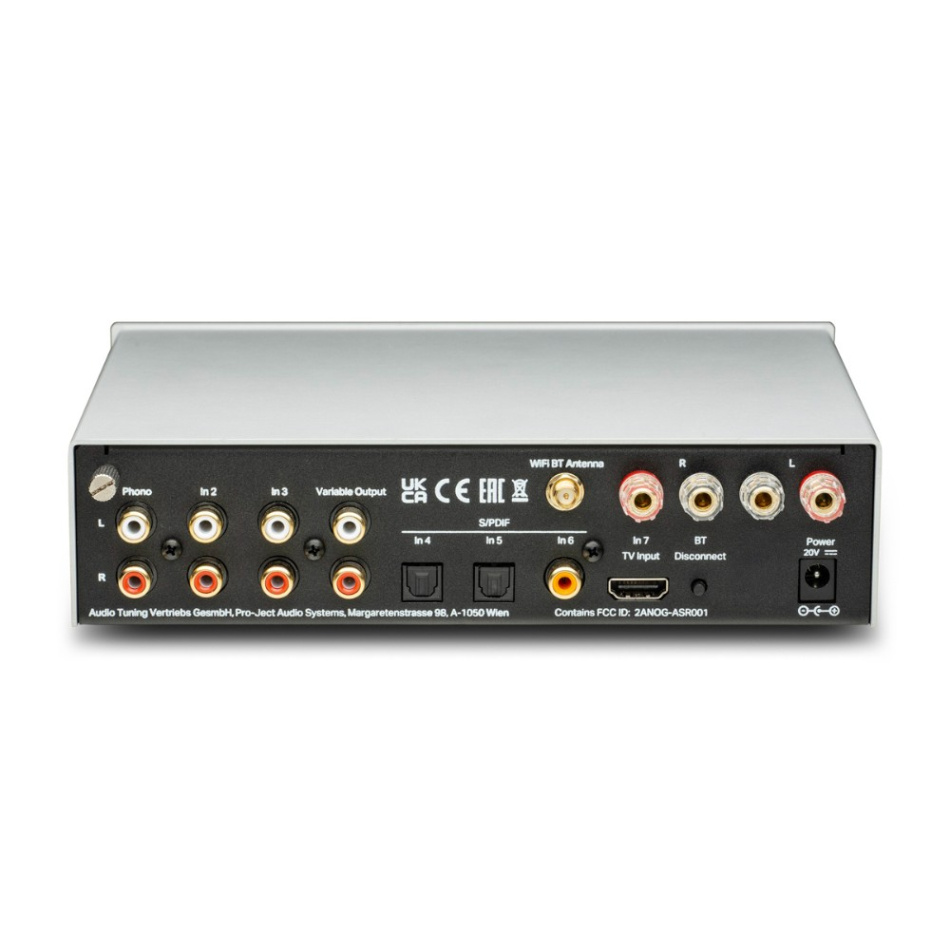 Pro-Ject Uni Box S3 streamingforsterker med HDMI & RIAA, svart