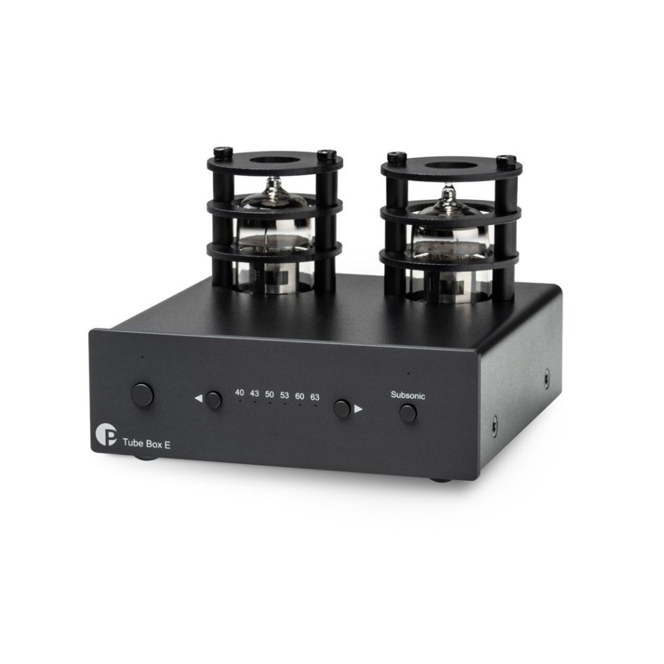 Pro-Ject Tube Box E RIAA-trinn med ECC83-rør, svart
