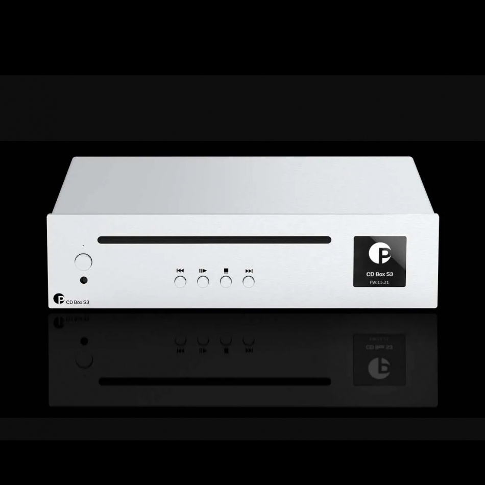 Pro-Ject CD Box S3 kompakt CD-spiller, sølv