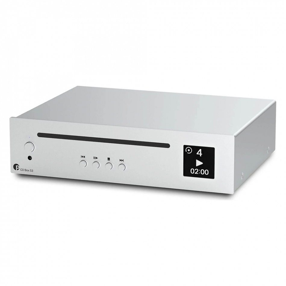 Pro-Ject CD Box S3 kompakt CD-spiller, sølv
