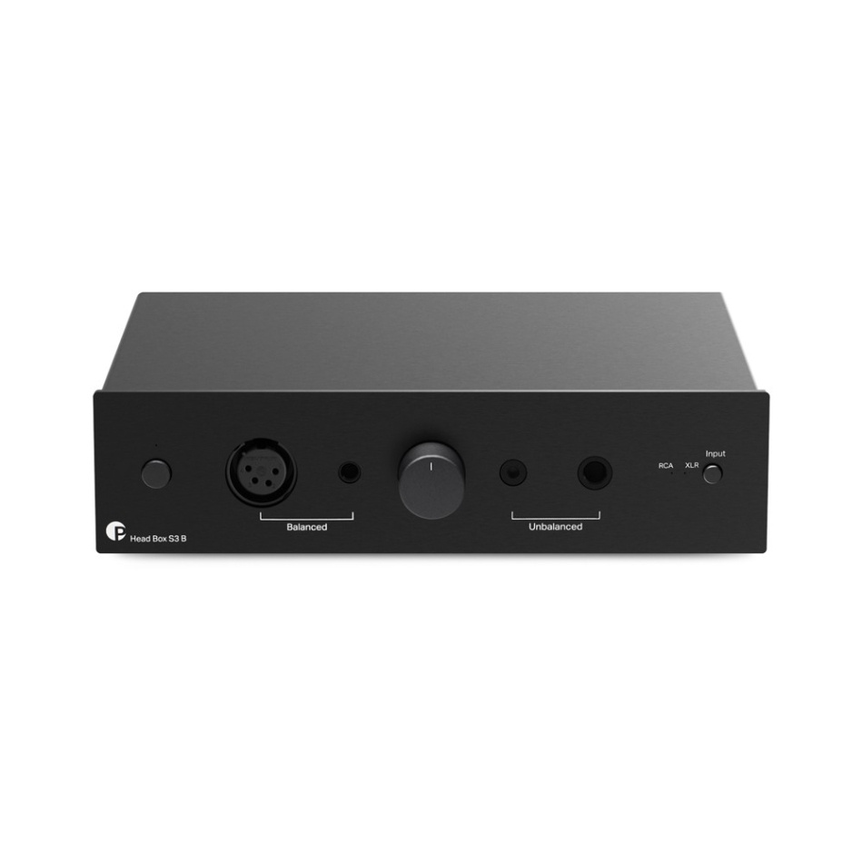 Pro-Ject Head Box S3 B kompakt fullbalansert hodetelefonforsterker, svart