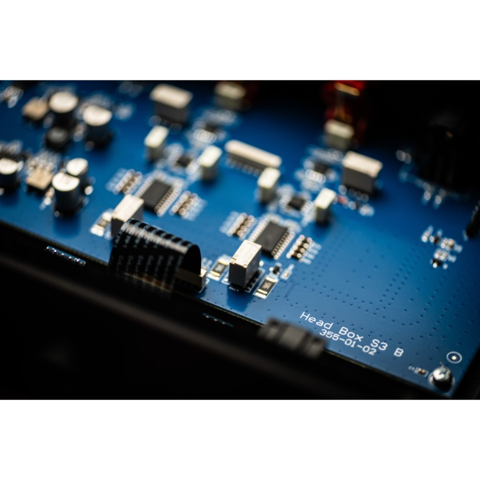 Pro-Ject Head Box S3 B kompakt fullbalansert hodetelefonforsterker, svart