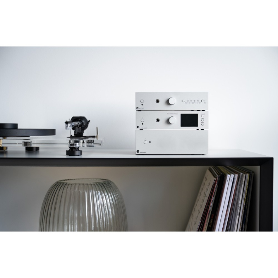 Pro-Ject Pre Box S3 kompakt forforsterker med Bluetooth & DAC, sølv