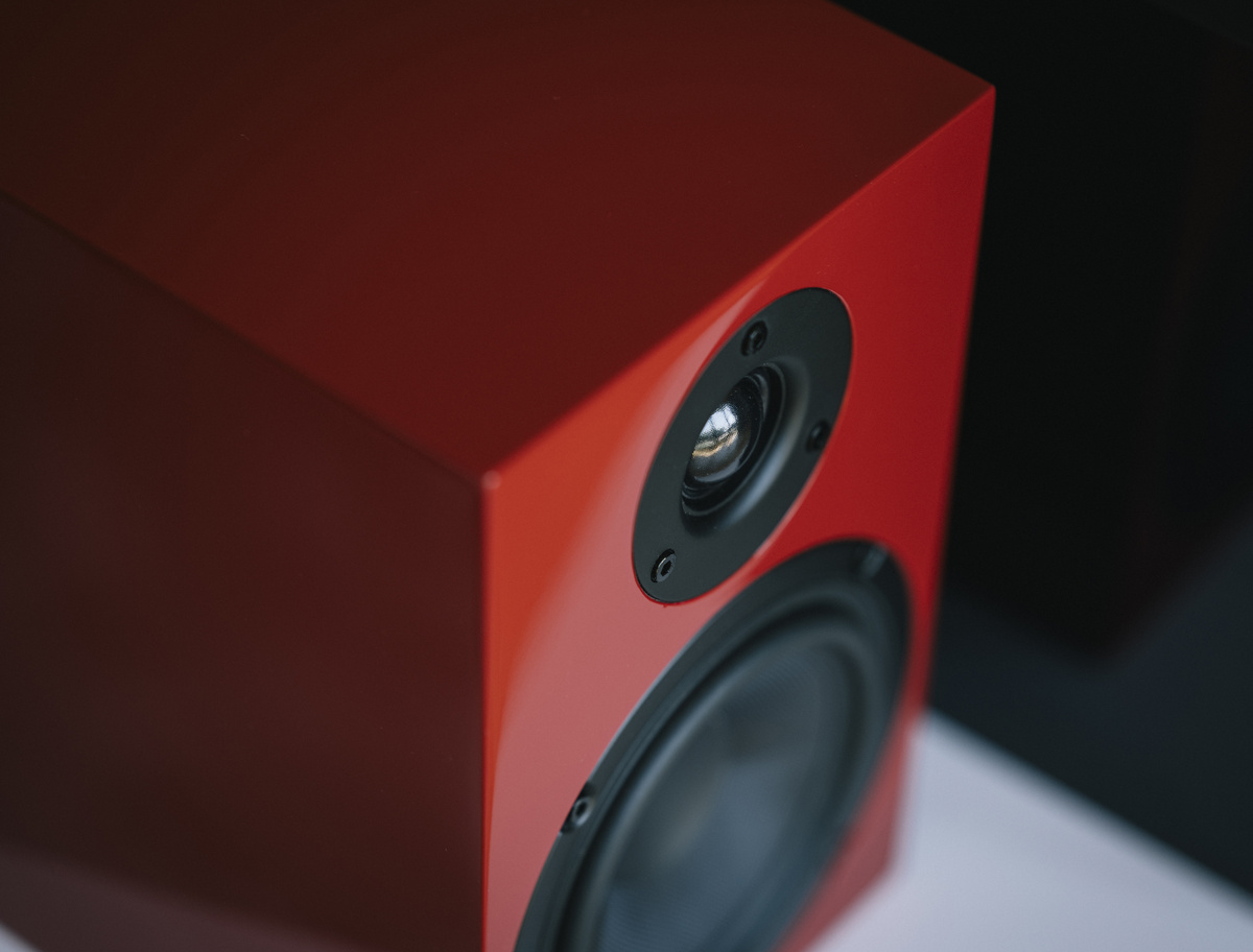 Pro-Ject Speaker Box 5E stativhøyttalere, rødt par