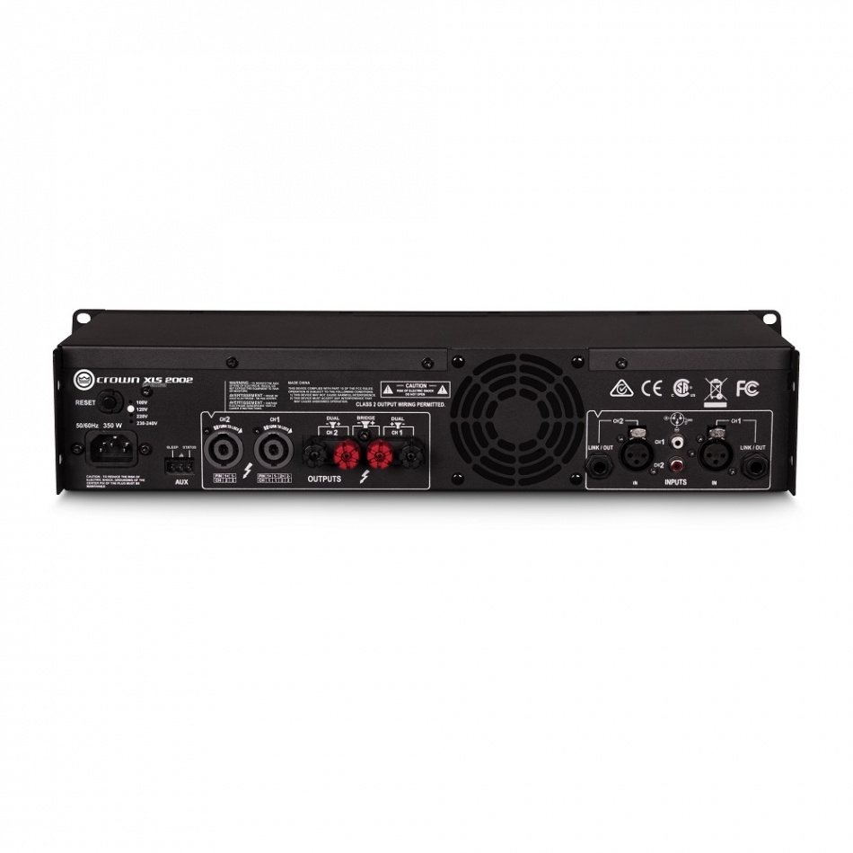 Crown XLS-2002 stereoslutttrinn med DSP