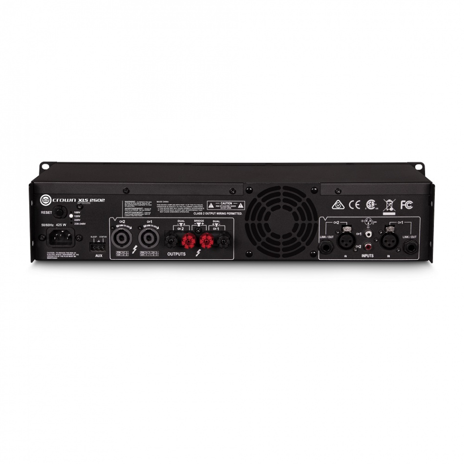 Crown XLS-2502 stereoslutttrinn med DSP