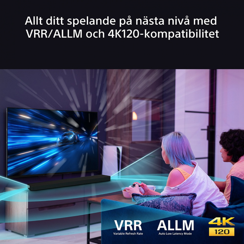 Sony BRAVIA Theatre Bar 9 soundbar med Dolby Atmos & Chromecast