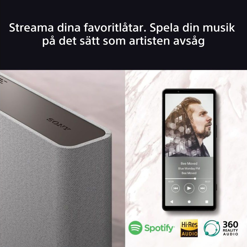 Sony HT-A9M2 BRAVIA Theatre Quad, trådløst Dolby Atmos hjemmekinosystem