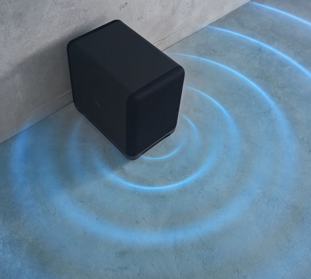 Sony SA-SW5 aktiv trådløs subwoofer for kompatible soundbarer, svart