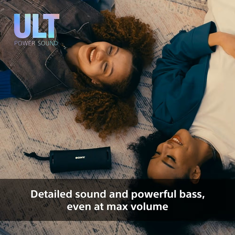 Sony ULT Field 1 bærbar Bluetooth-høyttaler, svart