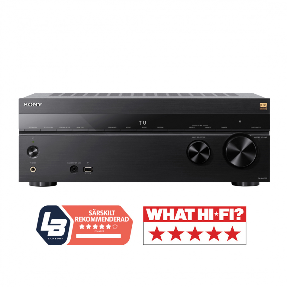 Sony TA-AN1000 hjemmekinoforsterker med Dolby Atmos og IMAX Enhanced