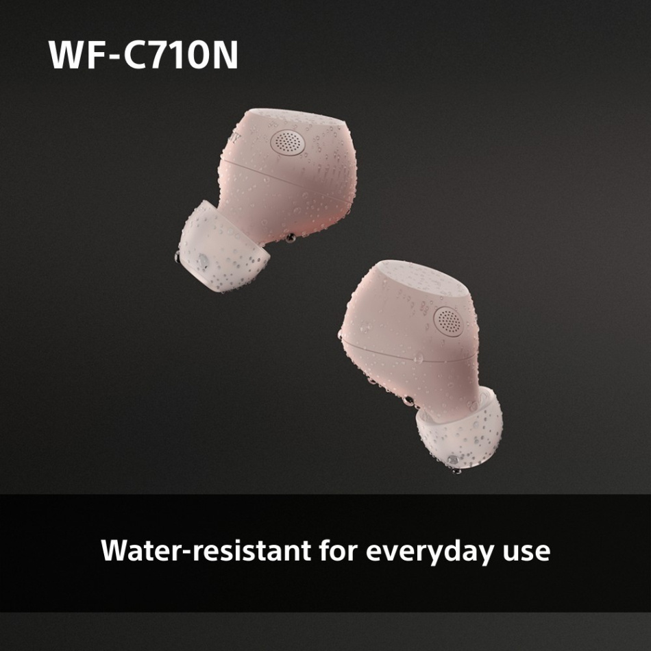 Sony WF-C710N True Wireless in-ear ørepropper med støydemping, rosa