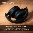 Sony WH-CH730N trådløse over-ear-hodetelefoner med støydemping, beige Sony WH-CH730N trådløse over-ear-hodetelefoner med støydemping, beige