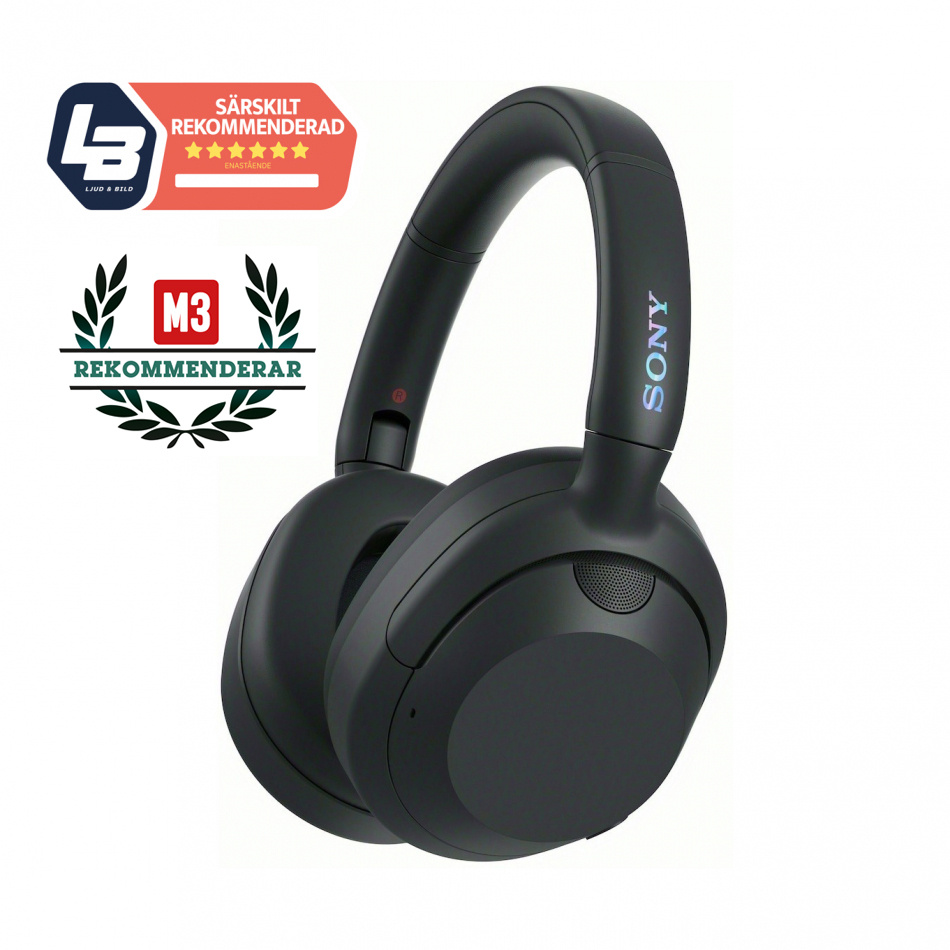 Sony ULT Wear WH-ULT900N over-ear hodetelefon med støyreduksjon, svart