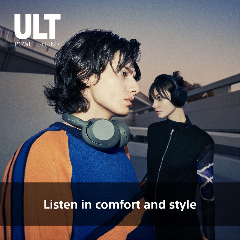 Sony ULT Wear WH-ULT900N over-ear hodetelefon med støyreduksjon, svart