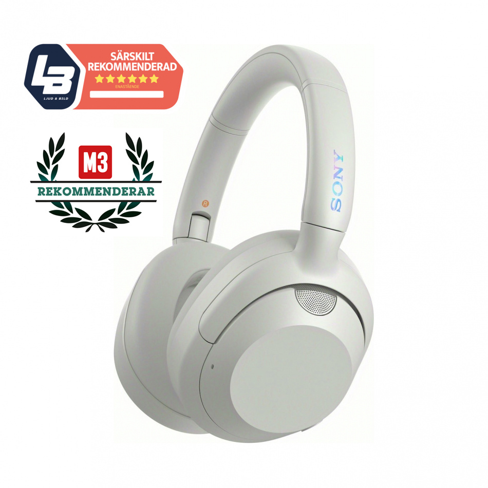 Sony ULT Wear WH-ULT900N over-ear hodetelefon med støyreduksjon, hvit