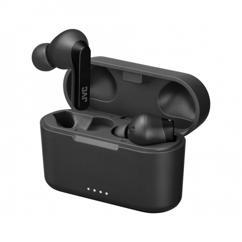 JVC HA-A9T True Wireless in-ear hodetelefoner, svart
