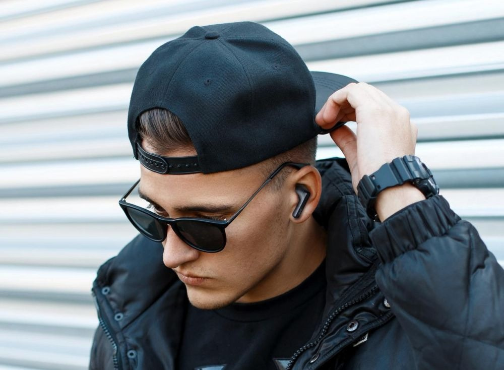 JVC HA-A9T True Wireless in-ear hodetelefoner, svart