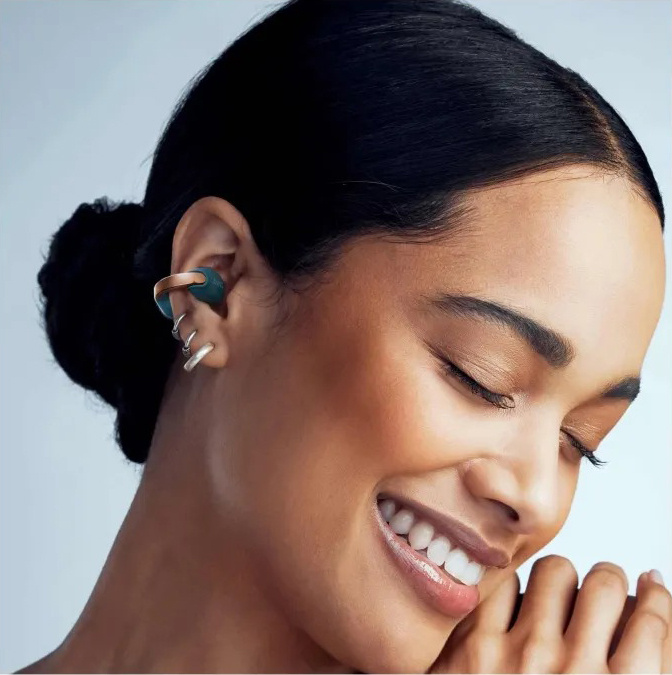JVC HA-NP1T True Wireless in-ear hodetelefoner med øreklips, turkis
