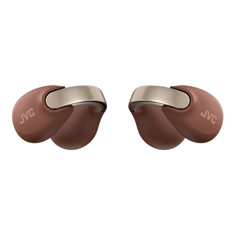 JVC HA-NP1T True Wireless in-ear hodetelefoner med øreklips, burgunder