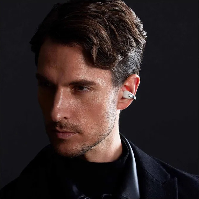 JVC HA-NP1T True Wireless in-ear hodetelefoner med øreklips, hvit