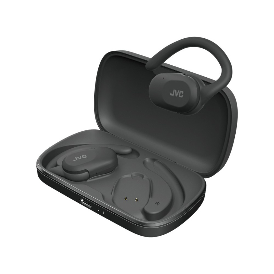 JVC HA-NP40T trådløse IPX4-klassede hodetelefoner med Bluetooth, svart
