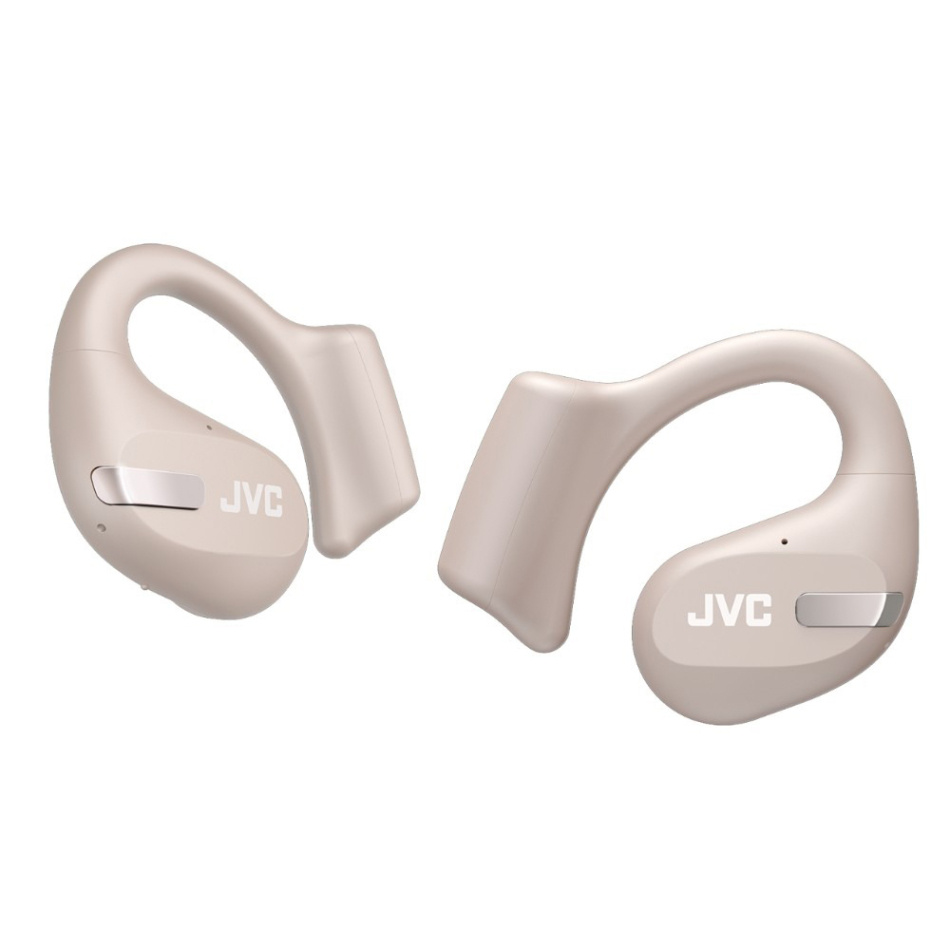 JVC HA-NP50T trådløse IPX4-klassede hodetelefoner med Bluetooth, beige