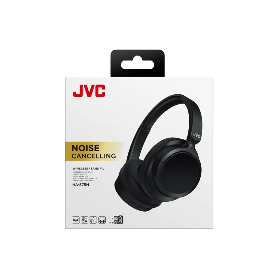 JVC HA-S75N over-ear-hodetelefoner med aktiv støyreduksjon