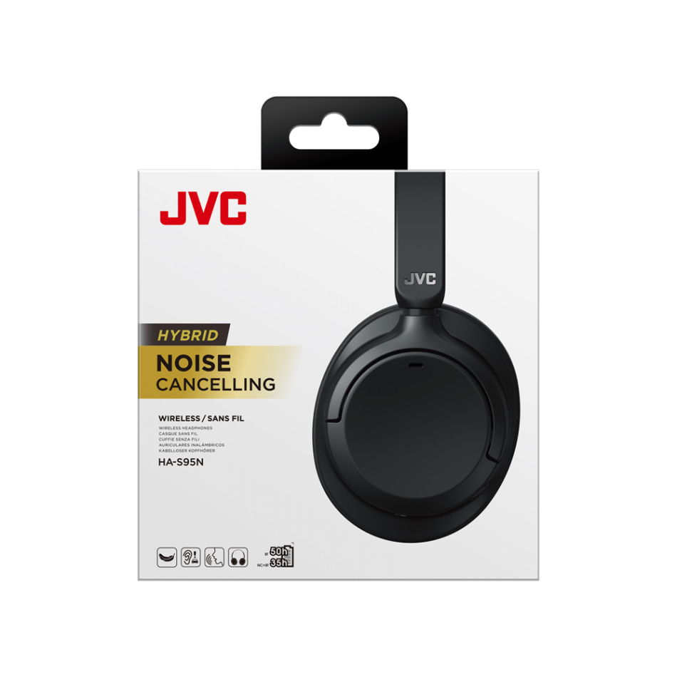JVC HA-S95N over-ear-hodetelefoner med aktiv støyreduksjon