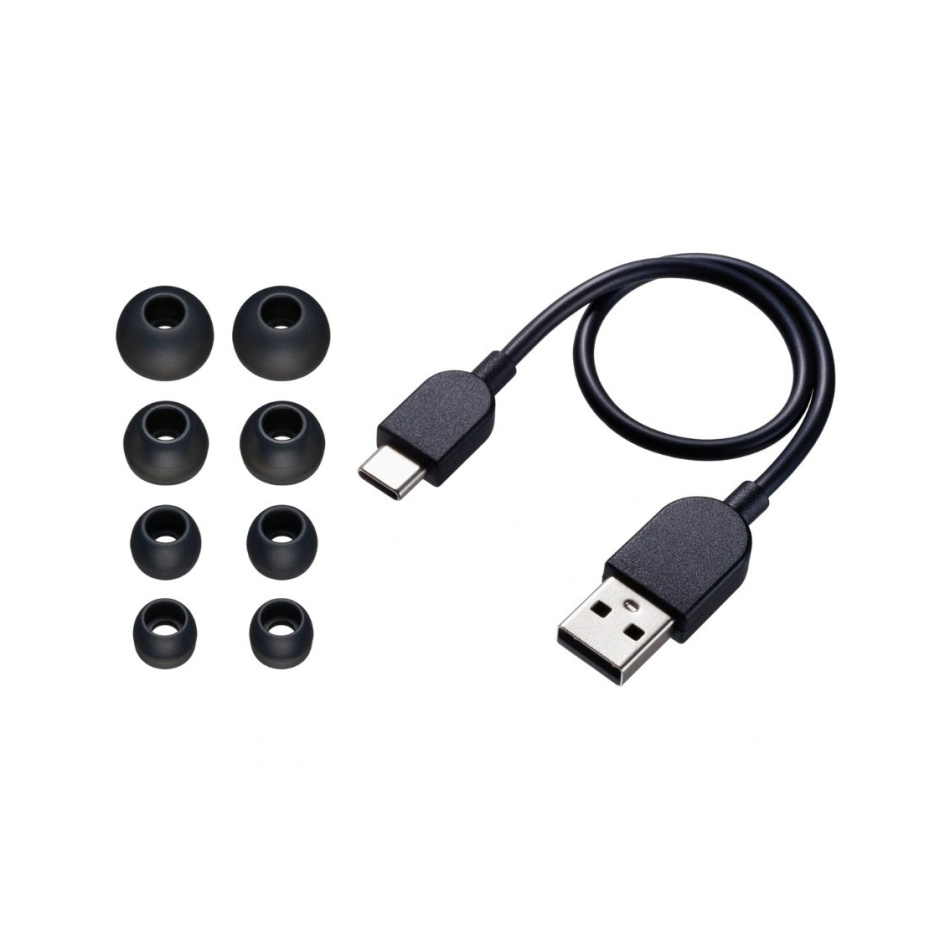 JVC HA-XC62T trådløse in-ear-hodetelefoner med IP55-klassifisering, svart