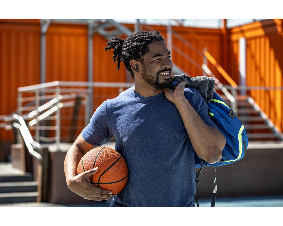 JVC HA-XC62T trådløse in-ear-hodetelefoner med IP55-klassifisering, svart