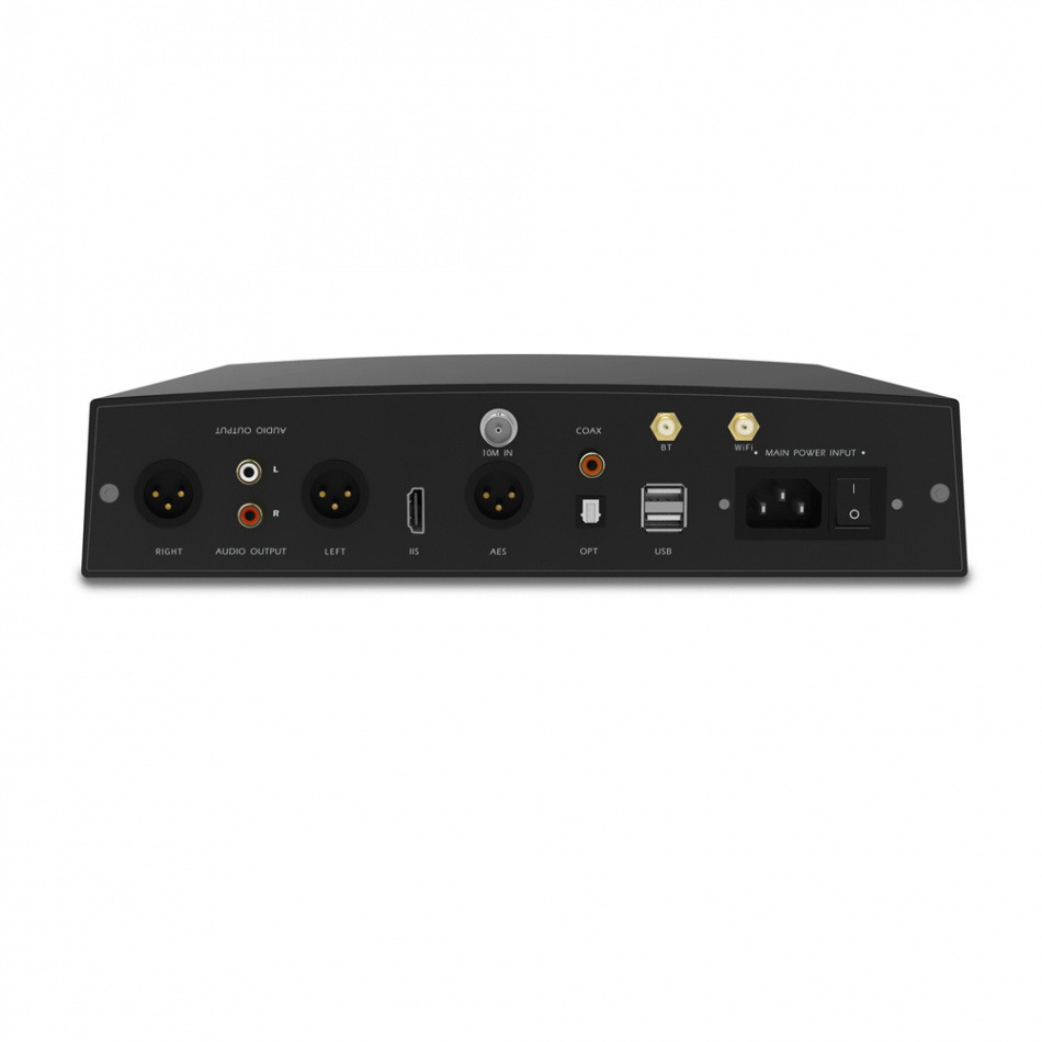 Aune S10N nettverksstreamer med Bluetooth, DAC & XLR, svart