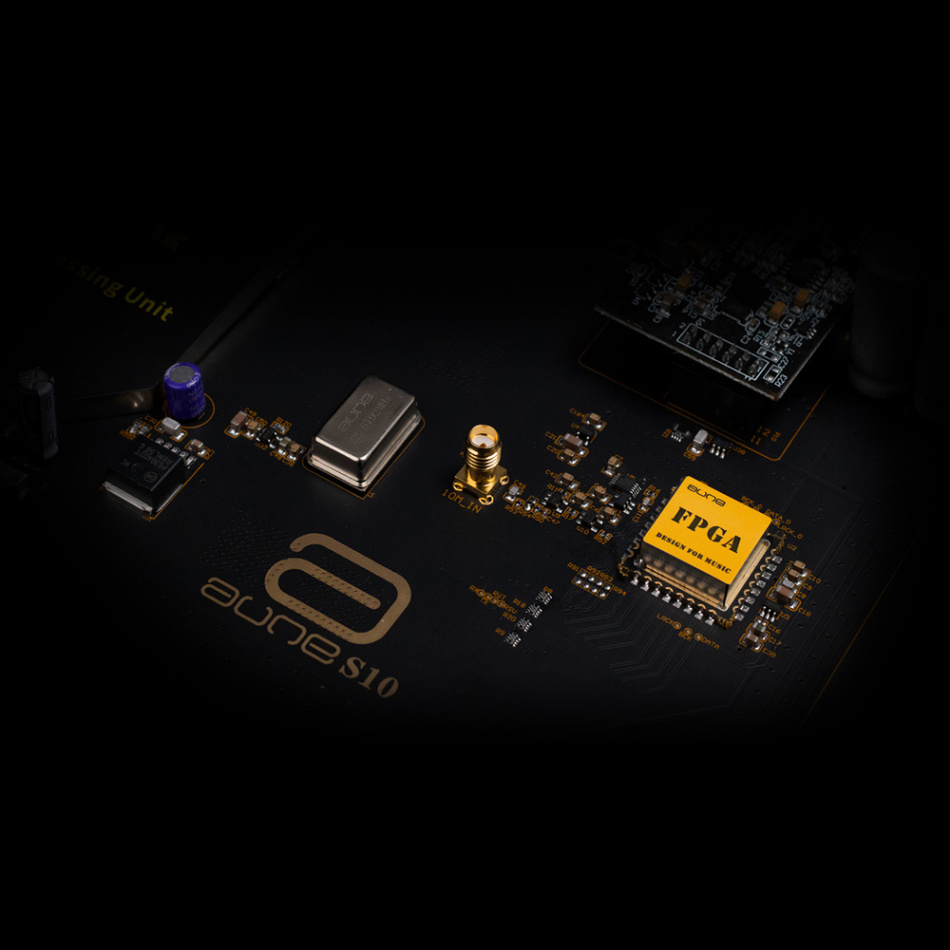 Aune S10N nettverksstreamer med Bluetooth, DAC & XLR, svart